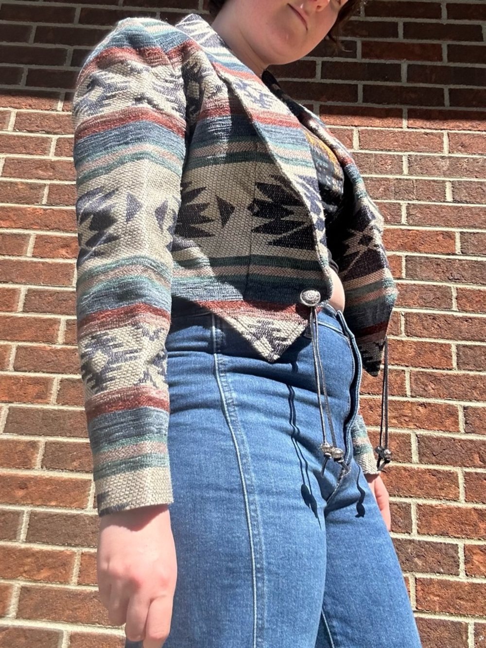 Western cropped tapestry jacket - Picture 5 of 16